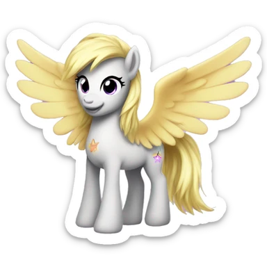 My little pony with wings sticker
