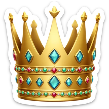 queen crown sticker