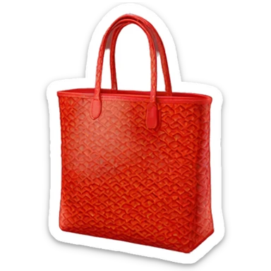 red goyard tote bag sticker