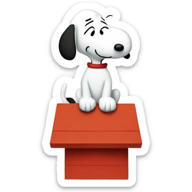 Peanuts Snoopy sticker