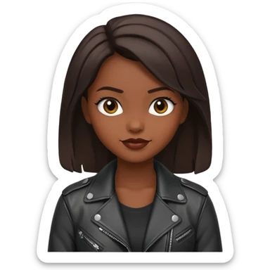 A cute baddie girl sticker