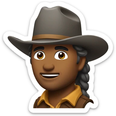 Yellowstone cowboy sticker