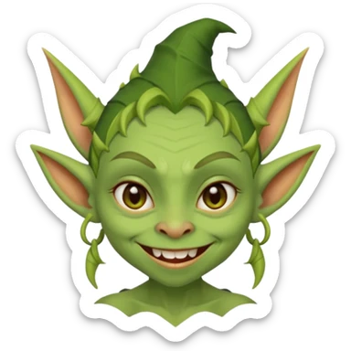 cute-female-goblin sticker