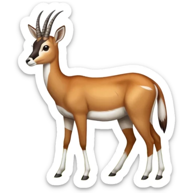 a south african springbok sticker