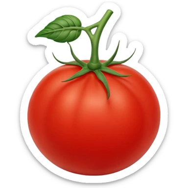Pregnant tomato sticker