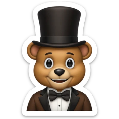 Freddy fazbear sticker