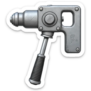 Pneumatic hammer swinging sticker