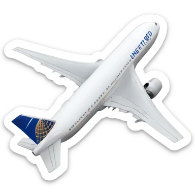 united 777 airplane sticker