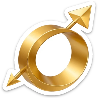 3D golden spiral arrow goin upwards, dynamic twist ribbon style, elegant metallic gold, smooth gradient lighting, realistic shadows, clean modern vector look, professional infographic design sticker