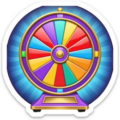 Wheel of Fotune tv show sticker