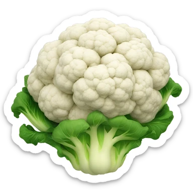 cauliflower exploding head sticker