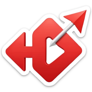 youtube logo red rectangle with withe arrow inside sticker