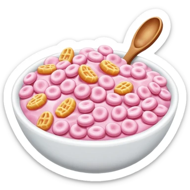 Pink Cereal sticker