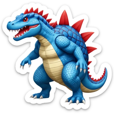 Feraligatr (full body) sticker