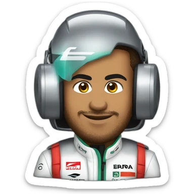Lewis Hamilton, f1 mercedes sticker