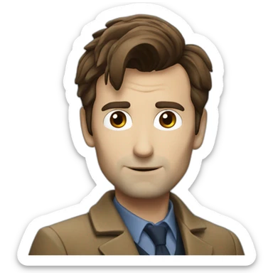10th doctor who sticker