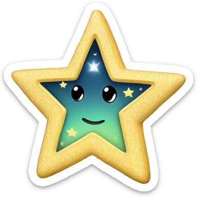 Twinkle star sticker