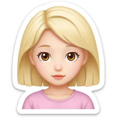 Girl kawai style sticker