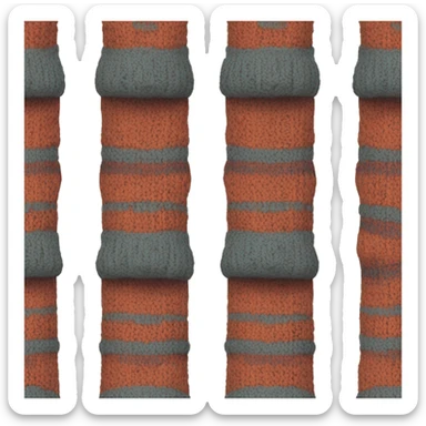 Knitted socks sticker
