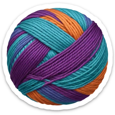 Knitting Yarn sticker