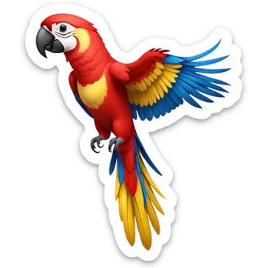cinematic-macaw-realistic-full-body-standing-emoji,-vibrant-feathers-glowing-with-rich-reds,-blues,-and-yellows,-head-tilted-dramatically,-curved-black-beak-gleaming,-piercing-dark-eyes-exuding-confidence,-simplified-yet-realistic-focused-features,-highly-detailed,-glowing-with-an-almost-sarcastic-glow

 sticker