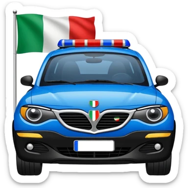 Crea un emoji car to Carabinieri italy sticker