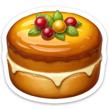 Italian delicious pannetone sticker