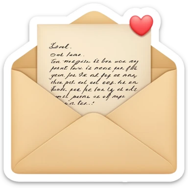 A letter
Emoji

 sticker