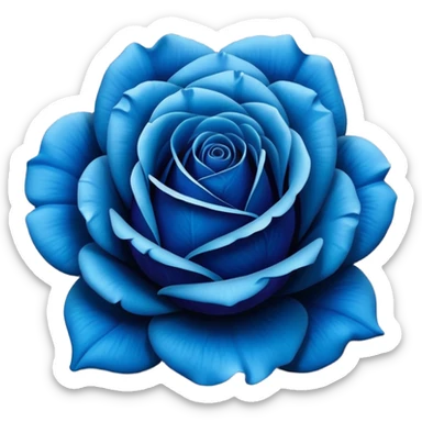 Rosa azul sticker