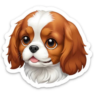 cavalier King Charles spaniel sticker