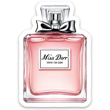 Miss dior perfume sticker