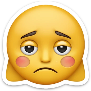 Hell no emoji sticker