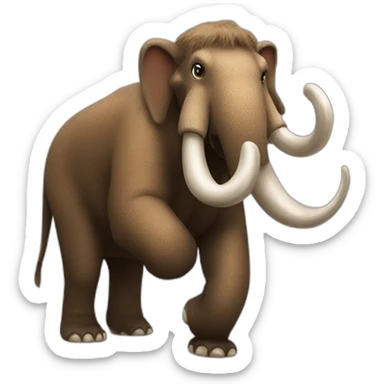 Mammoth  muay thai  sticker