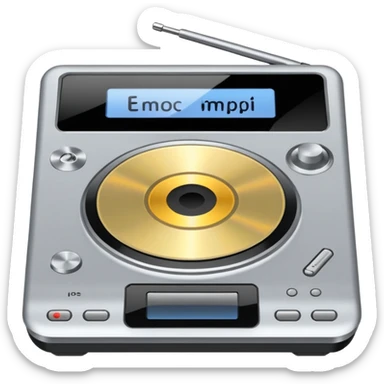 CD player sticker