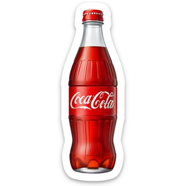 coca cola plastic bottle sticker