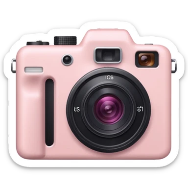 Light Pale Pink Camera SONY sticker