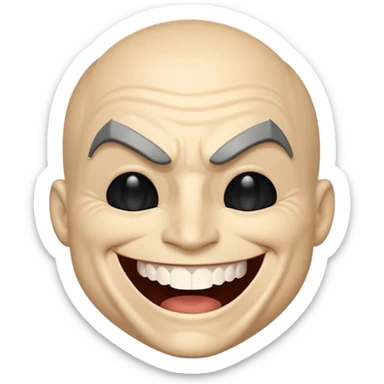 Batman laughing his head off sticker