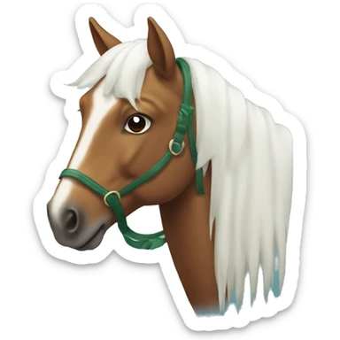 caballo de navidad sticker