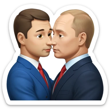 zelensky president ukraine kiss putin ass sticker