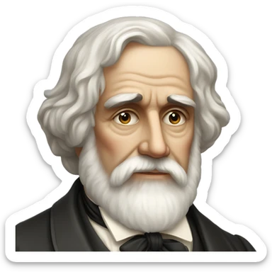 Ivan Turgenev russian author sticker
