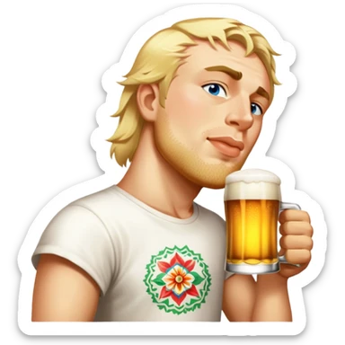 Cerveza Drinker sticker