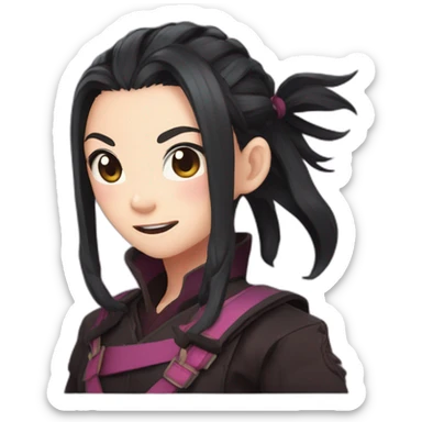 nezuko demon slayer sticker