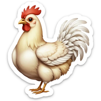 Pollo ahorcado sticker