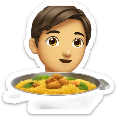 Briyani cute sticker