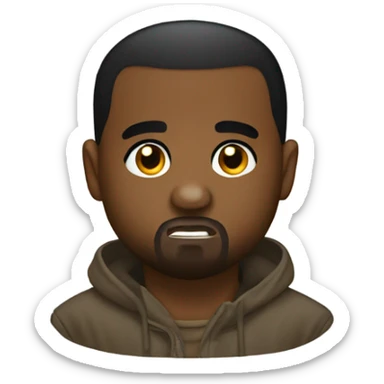 kanye west bear sticker