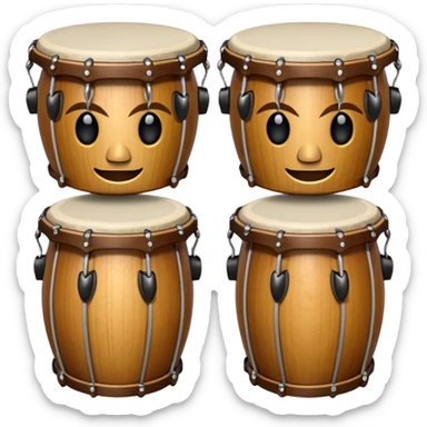 Damaru drums of lord shiva sticker