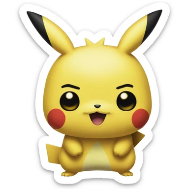 naruto merged pikachu = naruchu sticker