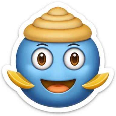 O inima mov,cu trecere spre albastru deschis si coada de drac! sticker