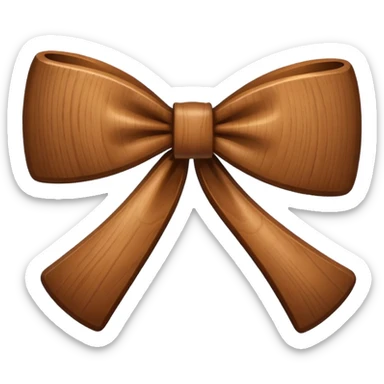 Bow ￼ sticker