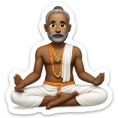 hindu yogi sticker